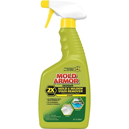 (2 pack) Mold Armor Instant Mold & Mildew Stain Remover, 32 oz, Trigger (Best Spray For Powdery Mildew)