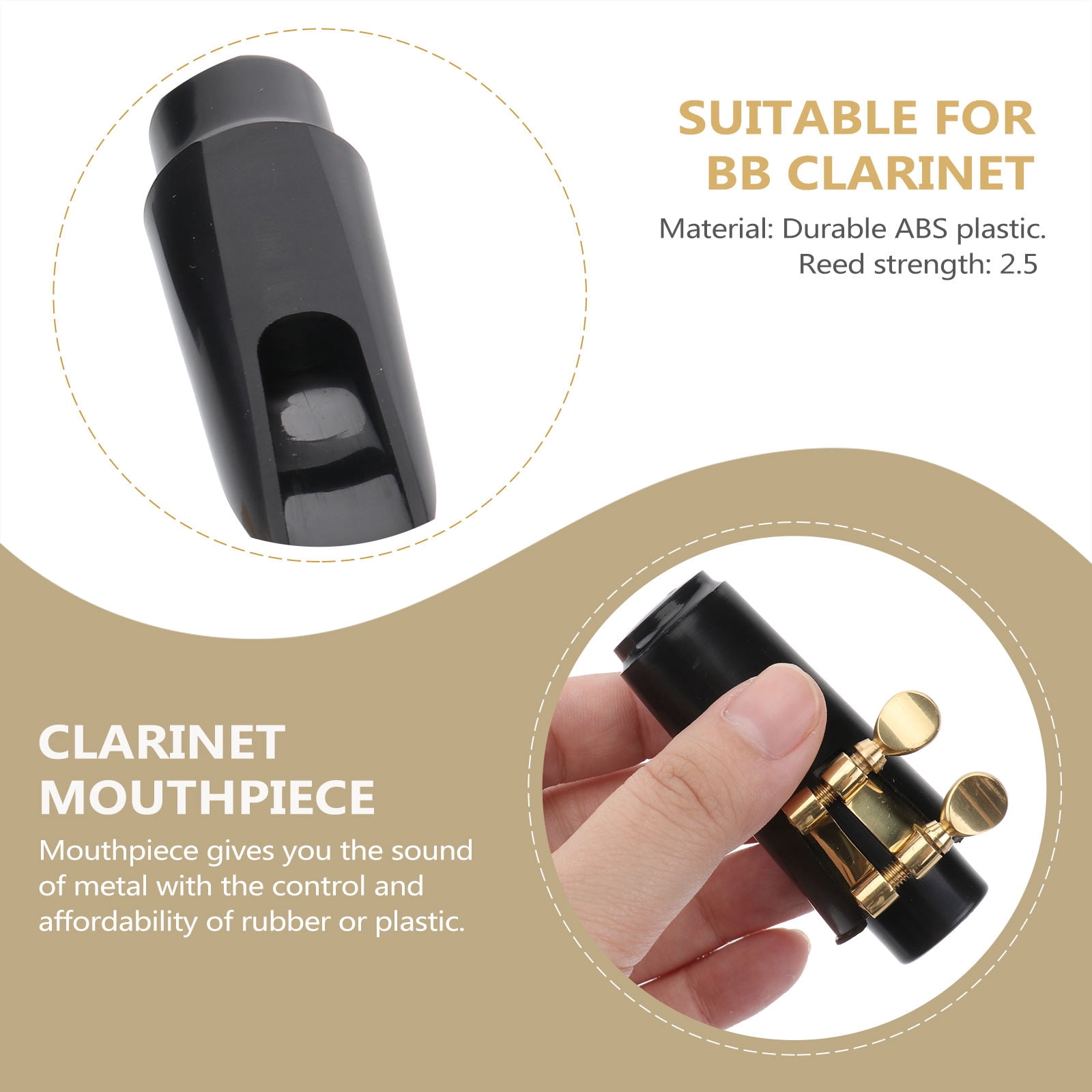 HEMOTON Clarinet Bolwtorch Kit for Bb Clarinet (Black)