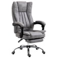 thumbnail image 1 of Vinsetto Executive Office Chair with Footrest, Adjustable Height, Grey, 1 of 10