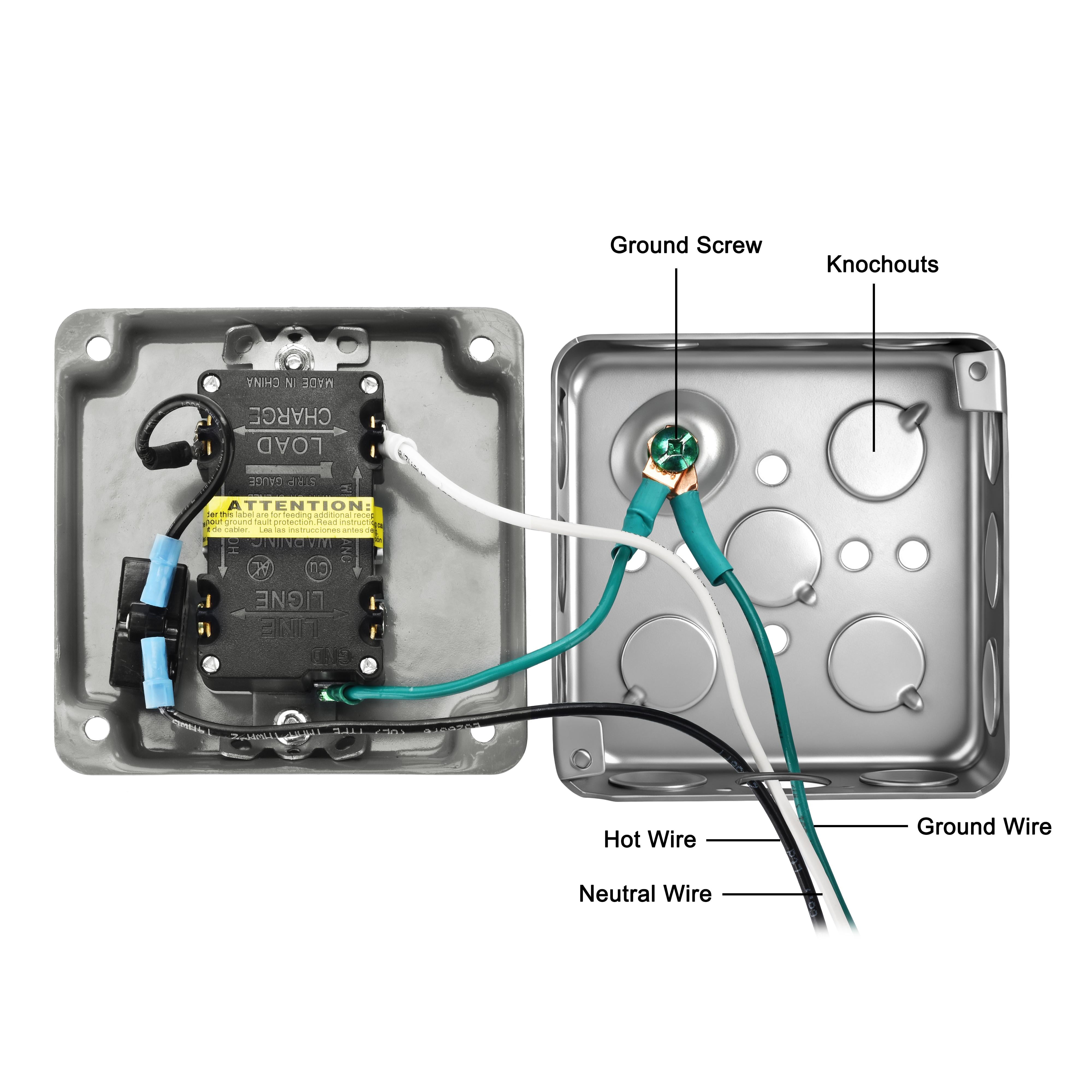 Nature's Generator GFCI 15A Outlet Box