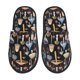 thumbnail image 1 of Fotbe Mushrooms and Autumn Leaves Pantuflas Peludas para Mujer con Estampado, Zapatillas de Peluche, Zapatos de Invierno para Casa, Uso Interior y Exterior-Medium, 1 of 8