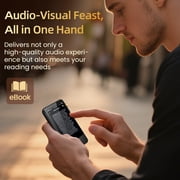 Hifi Walker H20 Pro Hi-Res MP3 Player, Bluetooth Lossless Music Player with Dual DAC, 3.2 Touch, DSD256/32bit 192kHz, aptX/LDAC, 3.5mm & 4.4mm Output, 64GB SD Card