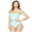 Aqua, variant on New York Women's Bandeau One Piece Swimsuit Aqua XL New with box/tags