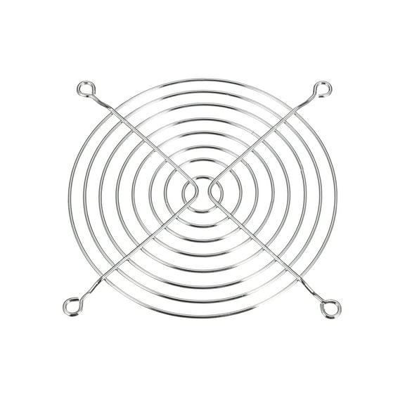 5pcs Finger Guard Metal Grill Protector for 120mm x 120mm Case Fan Silver Tone