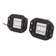 thumbnail image 4 of 1 par de faros delanteros LED todoterreno de 12 a 24 V CC, IP67, resistentes al agua, 4 W, repuesto de cápsulas de luz de inundación de alto brillo para Polaris Sportsman, 4 of 5