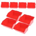 thumbnail image 3 of SEWACC 8Pcs Warehouse Storage Bins Red ABS for General Users in Hardware Storage, 3 of 8