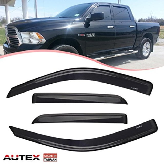 autex 4pcs tape on window visor fits for 2009 2010 2011 2012 2013 2014
