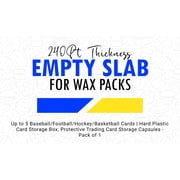 Vanity Slabs 240-Point Clear Wax Pack Display Slab for Packs Up to 5 Cards Thick, 1 Count