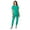 Jade, variant on Aurora Women's Scrub Set, V-Neck Top with Jogger Pants
