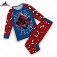 thumbnail image 1 of Disney-traje de pijama con estampado 3D de Spider man para padres e hijos, traje de alta calidad, traje de Navidad feo, talla estadounidense, nuevo, 1 of 3