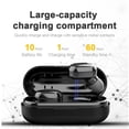 thumbnail image 3 of Wovilon Gaming Lighting Up Bluetooth Earbuds With Charging Case Long Endurance Touch Support Bt Earphone Led Battery Display Noise Reduction Earphone For Music, Game Low Latency Earphone, 3 of 5