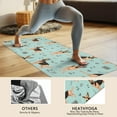 thumbnail image 4 of German Shepherd Dog and Music Hot Yoga Mat Towel Non Slip for Hot Yoga - Quick-Drying Yoga Mat Cover with 4 Corner Pockets with Travel Bag - Hot Yoga Towel Non Slip 70"x26", 4 of 6