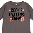 thumbnail image 4 of Inktastic Christmas Cookie Tasting Crew with Holiday Cookies Boys or Girls Long Sleeve Toddler T-Shirt, 4 of 5