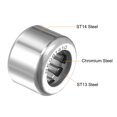 thumbnail image 3 of Rodamientos de rodillos de aguja de copa dibujada Uxcell ST13 tono plateado 1 pieza HK081410 4Pack, 3 of 5