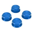 thumbnail image 2 of Tuerca de rueda hexagonal adaptador de tuercas de bloqueo de polvo de alta resistencia fácil de instalar aleación de aluminio 4 piezas para accesorios RC ANGGREK Otros, 2 of 8