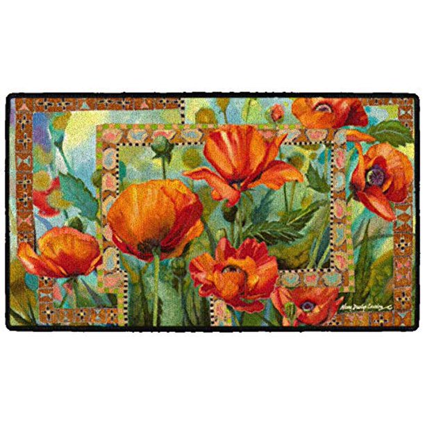 Brumlow Mills Garden Path Floral Printed Rug Walmart Com Walmart Com