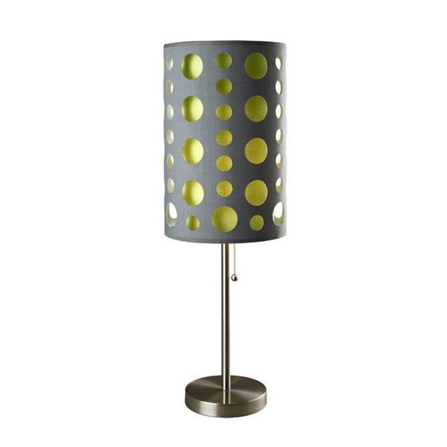 33 in. Modern Retro Grey-green Table Lamp