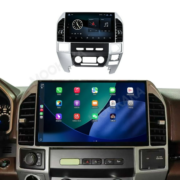 MOOKAKA 14.6 inch Carplay Screen/Radio/Multimedia Player for Ford F150 2015-2021 Universal Car Navigation/GPS Upgrade Headunit Android Display 1080P Touch Screen Receiver Replace System