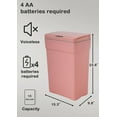 YRLLENSDAN 13 Gallon Touchless Trash Can, Automatic Waste Basket for