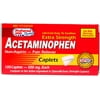 Acetaminophen  Extra Strength 500mg caplets 100 ea (Pack of 6)