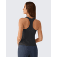 thumbnail image 3 of G4Free Ribbed Removable Built in Bra Workout Tank Tops Woman Racerback Square Neck Yoga Top Lightweight Athletic Tanks, 3 of 8