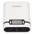 thumbnail image 1 of BIMZUC DIY Mobile 18650 Battery Charger Power Bank 4 Batteries Capacity Box Micro Input 2 Way Charging with LCD Display White (12.00 cm / 4.72 inches), 1 of 9
