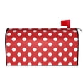 thumbnail image 2 of Xecao Red Polka Dot for Mailbox Cover with Magnetic Strips, Waterproof and Sunscreen, Adds a Decorative Touch to Your Garden Yard., 2 of 9