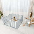 thumbnail image 3 of Comfy Cubs Baby Playpen & Baby Gate for Toddler & Babies, Foldable Adjustable Playard, Pacific Blue, 3 of 9