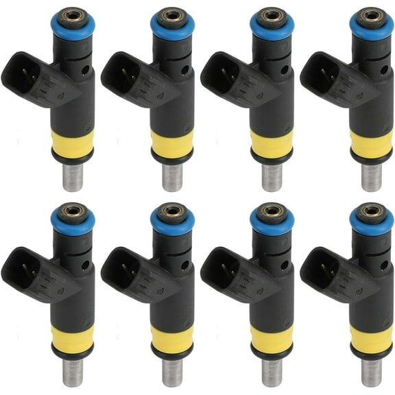 8 PCS Fuel Injector 05037479AA 9335X155371 Fits For Chrysler 300 5.7L 2005-2018 For Jeep Commander 5.7L 2009-2010 Grand Cherokee 5.7L 2006-2018 5037479AC 5037479AB