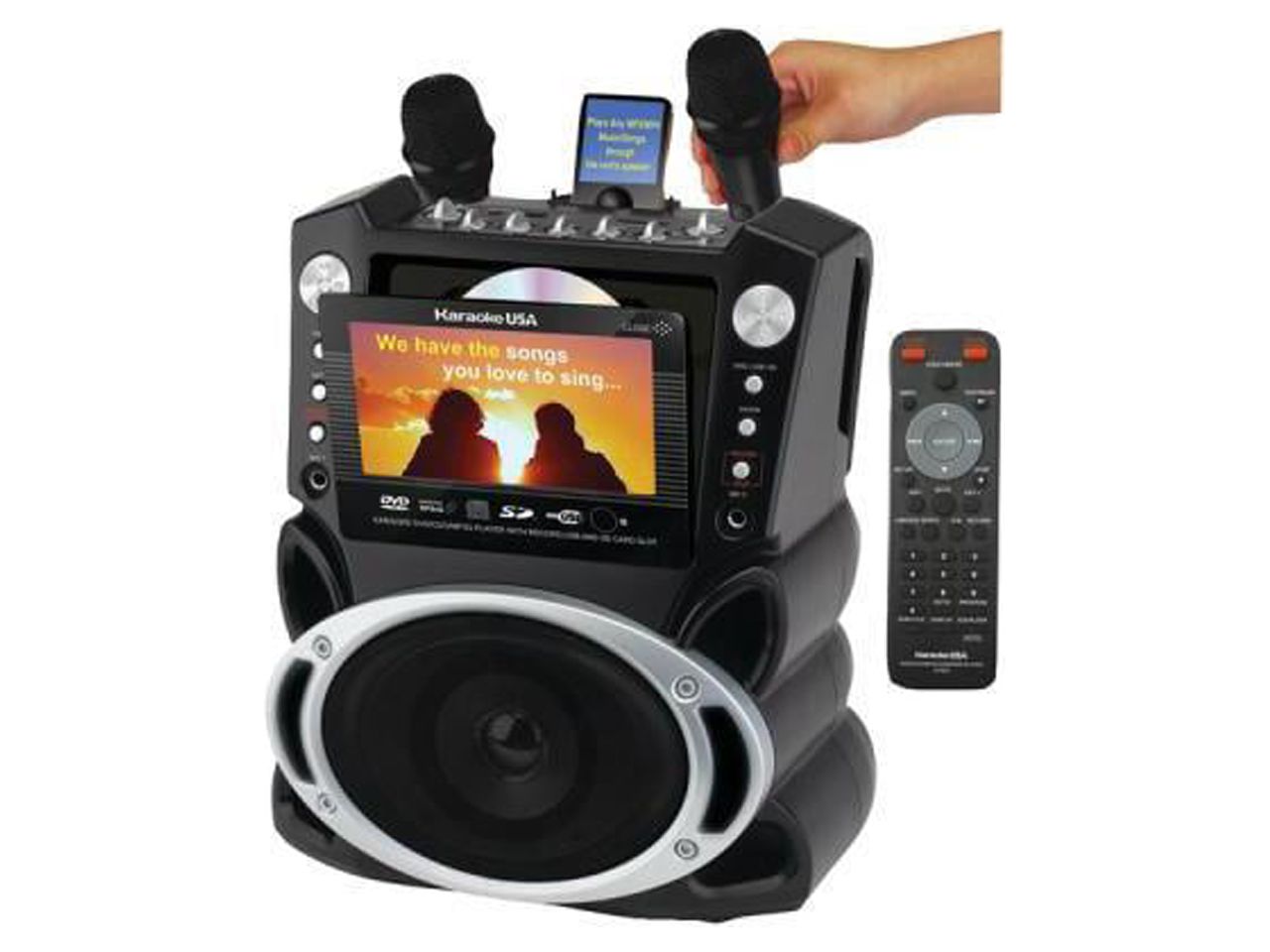 Emerson Portable DVD /CD+G/ MP3+G Karaoke System with 7" LCD - image 4 of 13