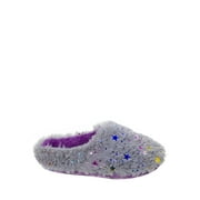 Dearfoams Girl's Star Pile Clog Slippers