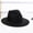 Black, variant on Wide Fedora Wool Hat for Women Men, Classic Trendy Panama Style Dress Hat, Fashion Party Travel Outdoor Formal Fedora Hat,Black