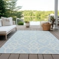 thumbnail image 6 of Addison Rugs Chantille Indoor/Outdoor Transitional Scrolls Sky Washable Rectangle Rug, 2'6" x 3'10", 6 of 6
