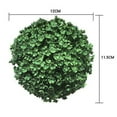 thumbnail image 5 of Artificial Greenery Grass Flower Ball, Lush Green Wind Enclosure Grass Ball Decorative for Table Decoration Garden Wedding Decor (4.72" Diameter), 5 of 8