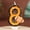 Number 8, variant on 1 PC Orange Birthday Number Candle Football Candle with Sequins, Cake Candle Cupcake Decoration Party Decor for Anniversary Celebrations Supplies, Number 8