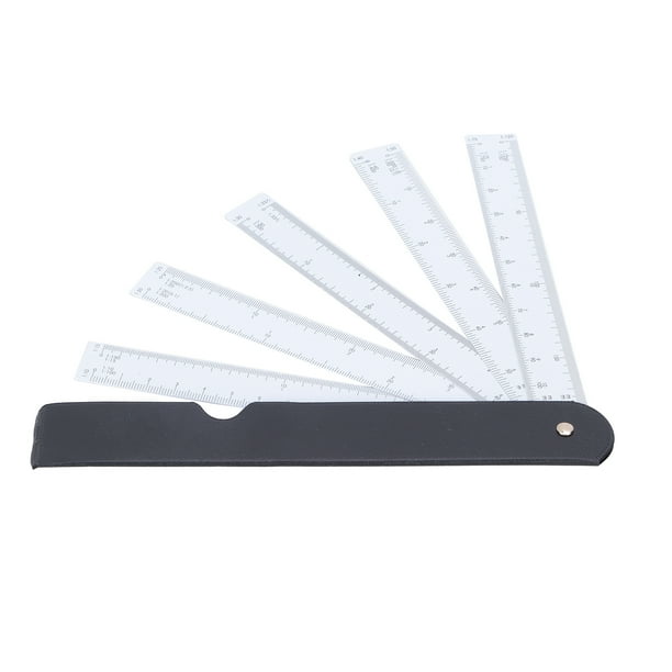 Octpeak Scale Ruler Fan Shaped Folding Multi Ratio Measuring Tools