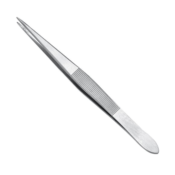 Pinzas Pinzas Smooth Step Boodless Acero inoxidable Finalmente procesado Ligero Cómodo Alta Tecnología Tweeer Pweeer Plata 4 PCS Methold CE001585-00