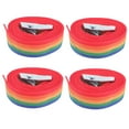 thumbnail image 5 of FRCOLOR Ratchet Tie Down Straps for Luggage Racks and Cargo Made of Zinc Alloy and Cloth Multi Color 4pcs Adjustable, 5 of 8