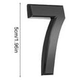 thumbnail image 4 of House Numbers for Outside Use Simple Black Sturdy Number Signs Parts Sign Door Marking Tools DIY Accessory for Apartment Hotel Number 7, 4 of 6