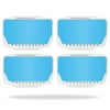 Skin Decal Wrap Compatible With Blade Chroma Battery Batteries (4 pack) Baby Blue Chevron