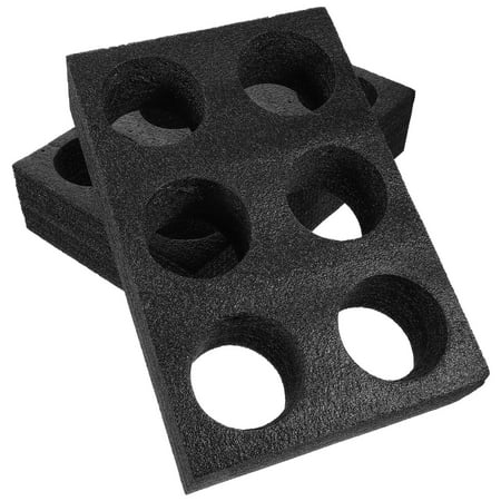 

SHISUYAN 2pcs Tool Tray Coffee Cup Holder Foam Delivery Caddy for Takeout Outdoor