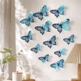 thumbnail image 5 of 12 Pack,3D Butterfly Wall Decor,Butterfly Room Decor for Girls,Butterfly Party Decorations, 5 of 5