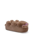 thumbnail image 2 of No Boundaries Plush Animal Slippers, 2 of 5