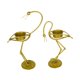 thumbnail image 5 of 2x Candelabros Candelabros de vela Decoración elegante Base estable Candelabros Candelabros para velas de pilar para mesa de fiesta Oro, 5 of 9