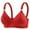 Red, variant on Admvng Womens Bras Thin Cup Sexy Lace Comfortable and Breathable Rimless Shoulder Strap Adjustable Underwear Daily Bra, Size 36-42