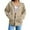 A-Beige766, variant on Women's Oversized Zip Up Hoodie Drop Shoulder Kangaroo Pocket Hooded Jacket Soft Casual Daily Loungewear Top