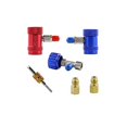 thumbnail image 2 of Adaptador de aire acondicionado R1234YF shaofei acoplador manual rápido con grifo Adaptadores de tanque y kit de extracción de núcleo de válvula Rojo Azul amarillo, 2 of 5