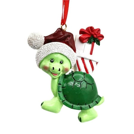 

Tmosphere Christmas Tree Decoration Pendant Cute little Tortois Turtle Resin Hanging Christmas Gift