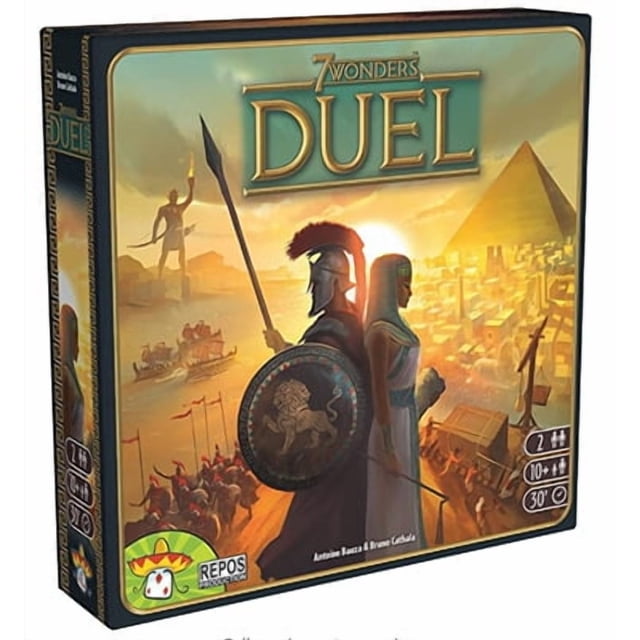 Juego de cartas 7 Wonders Duels para adultos, adolescentes y niños