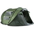 thumbnail image 5 of Moclever Pop up Camping Tent, 5-8 Person Automatic Setup Waterproof Tent with 4 Mosquito Net Windows Carrying Bag for Outdoor Hiking Adventure, Green, 5 of 15